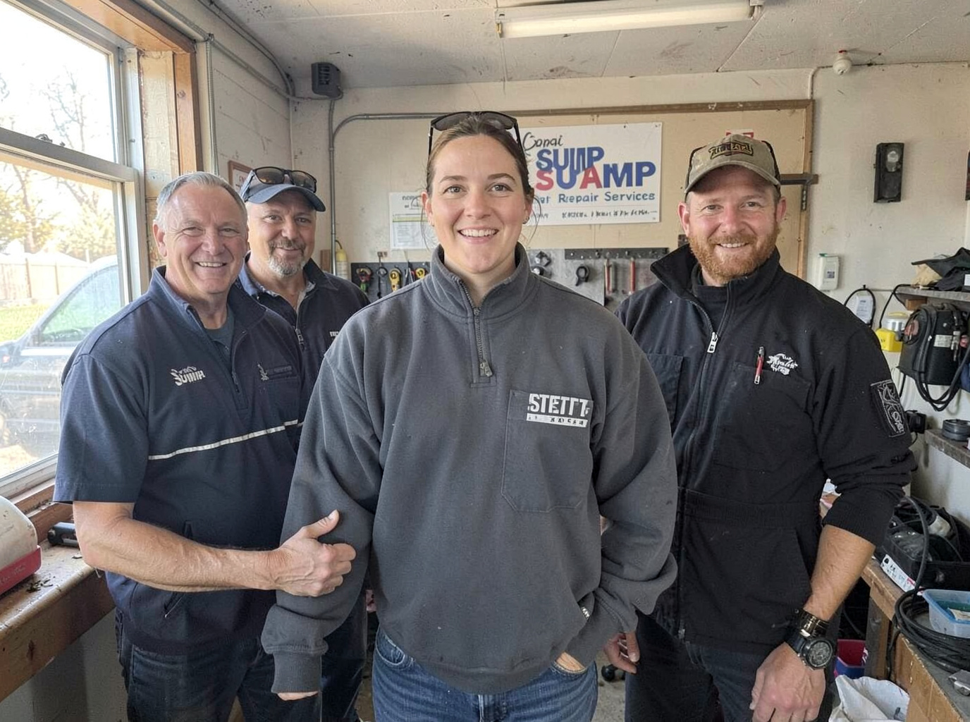 The Plumbing Service Detroit LLC team at work in Detroit