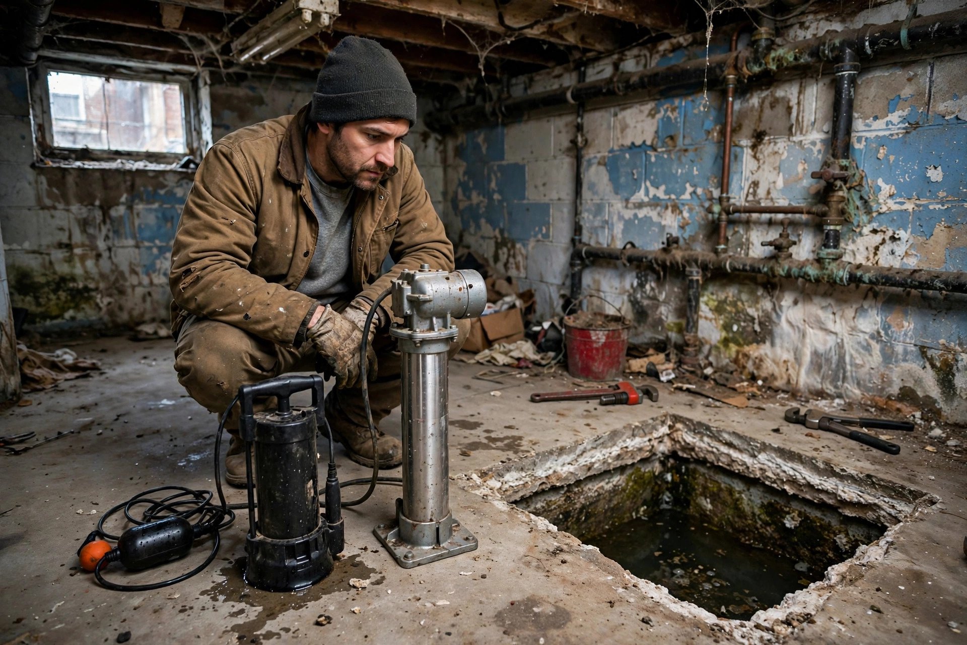 Choosing the Right Sump Pump Size for Detroit Row Houses