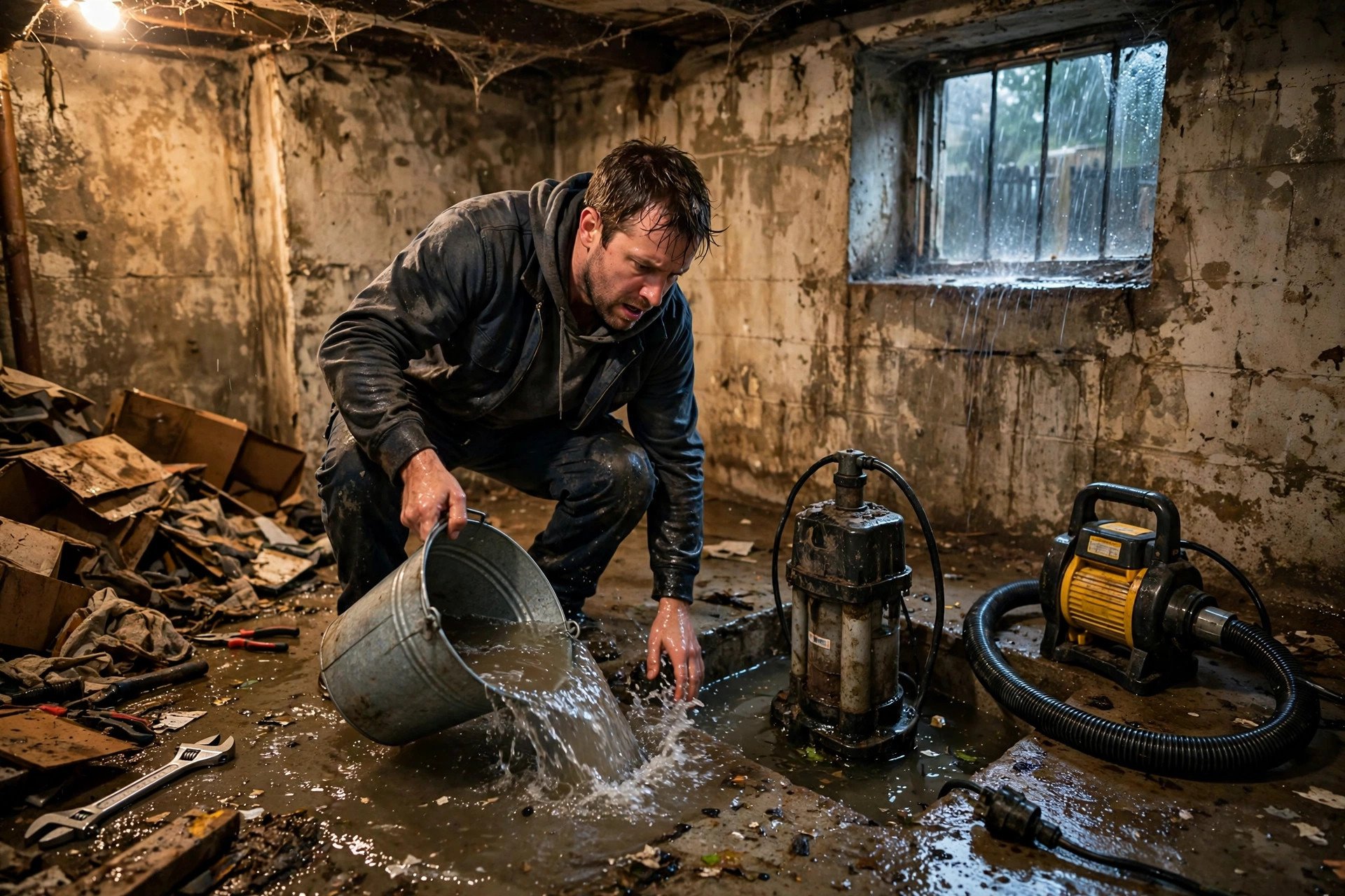 Emergency Steps if Your Sump Pump Fails During a Detroit Storm