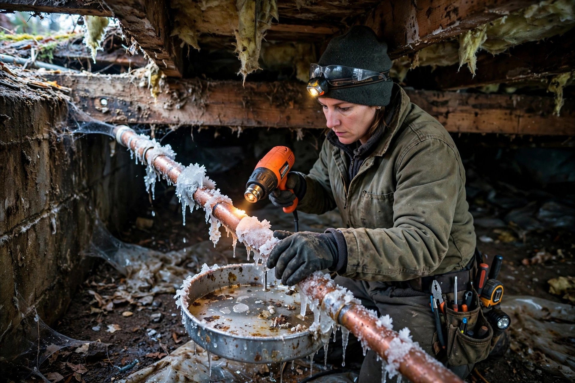 Frozen Pipes Thawing Fast Stop Water Damage Before It Spreads Schedule Help Now