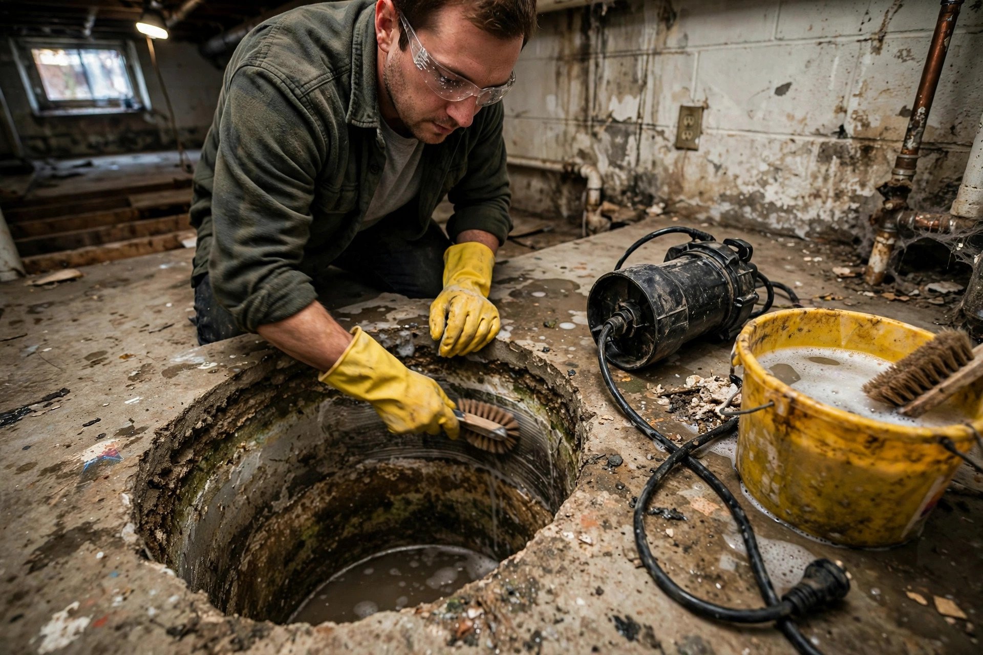 How to Safely Clean a Sump Pump Pit in Detroit Homes