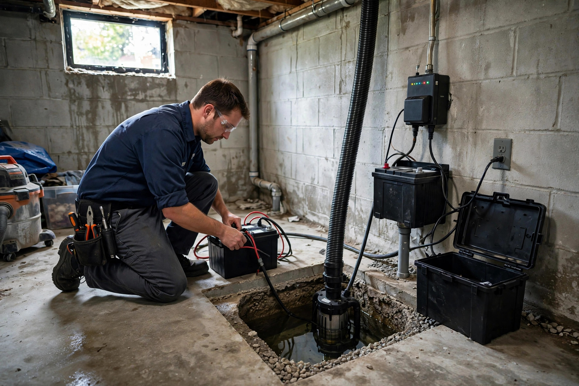 Protect Your Detroit Home from Costly Floods Call to Install a Sump Pump with Battery Backup