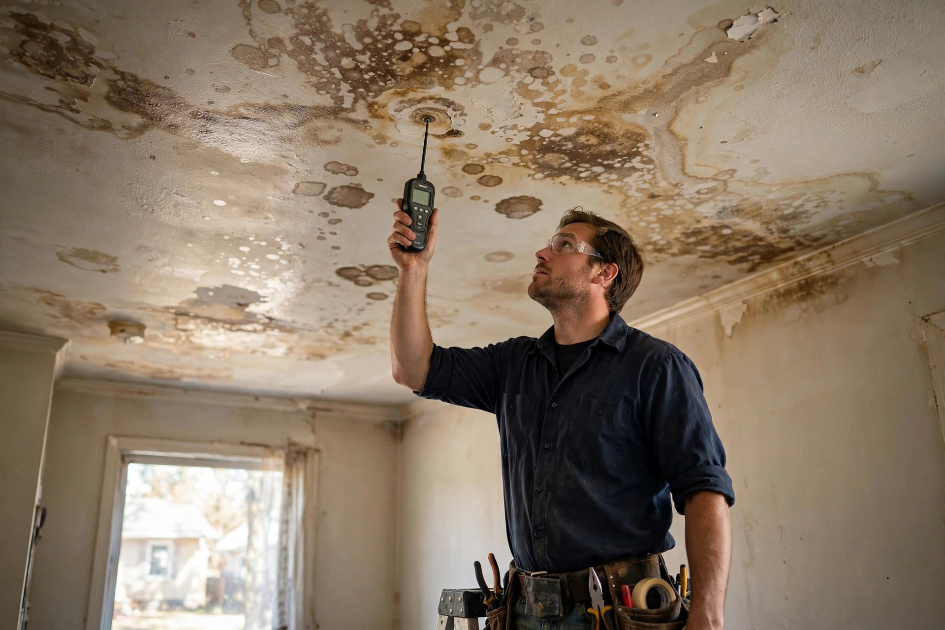 Water Spots on Your Ceiling Pinpoint the Leak and Book Instant Repairs in Detroit