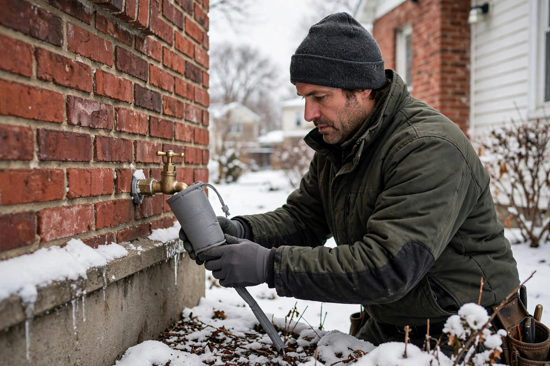 Winterizing Your Detroit Home Schedule Your Outdoor Spigot and Pipe Protection Service